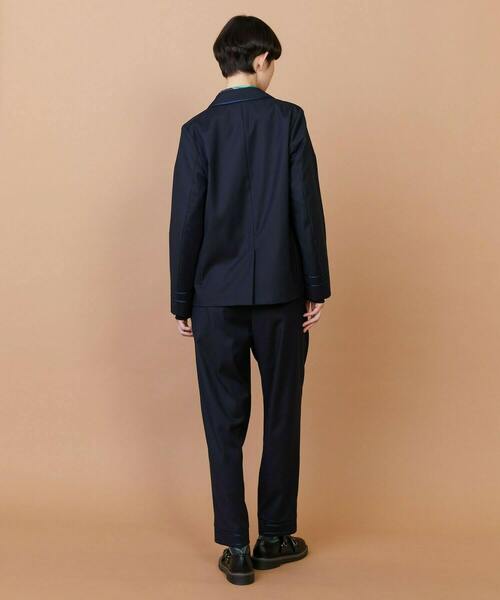 FRAPBOIS（フラボア）の「マリーナ ジャケット（テーラードジャケット・レディース・ネイビー/グレー・1/2）」の20枚目の写真