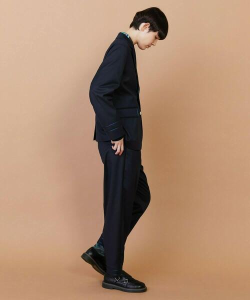 FRAPBOIS（フラボア）の「マリーナ ジャケット（テーラードジャケット・レディース・ネイビー/グレー・1/2）」の21枚目の写真