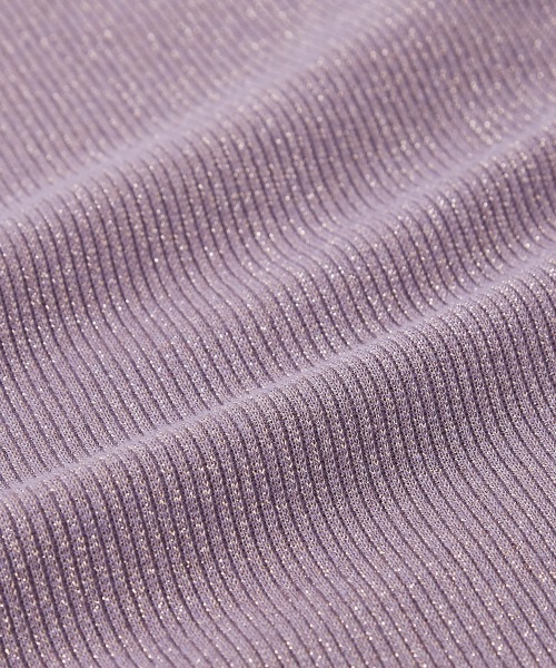 SMILE LAND（スマイルランド）の「＜大きいサイズ＞ ラメテレコタンクトップ（キャミソール・レディース・杢グレー/ラベンダー/ベージュ・L/LL/3L/4L/5L）」の19枚目の写真