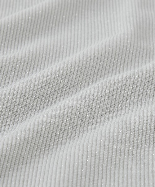 SMILE LAND（スマイルランド）の「＜大きいサイズ＞ ラメテレコタンクトップ（キャミソール・レディース・杢グレー/ラベンダー/ベージュ・L/LL/3L/4L/5L）」の20枚目の写真