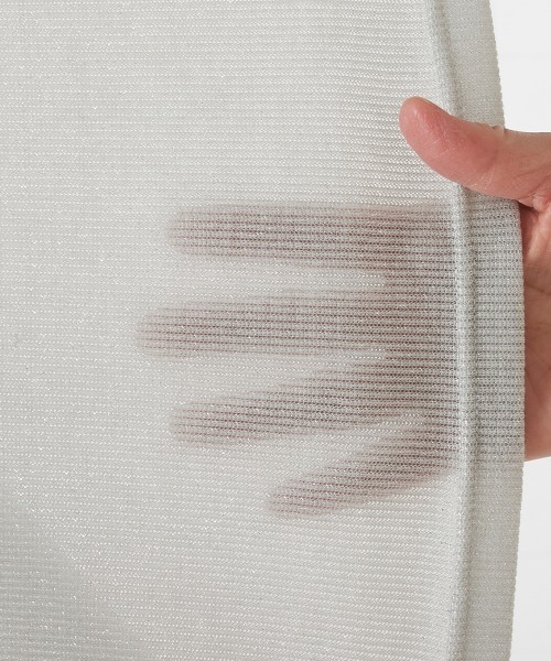 SMILE LAND（スマイルランド）の「＜大きいサイズ＞ ラメテレコタンクトップ（キャミソール・レディース・杢グレー/ラベンダー/ベージュ・L/LL/3L/4L/5L）」の21枚目の写真