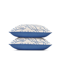 KOYU (ゴユ)（コユ）の「スウェルピローケースブルー (1pc)（クッション/クッションカバー）」