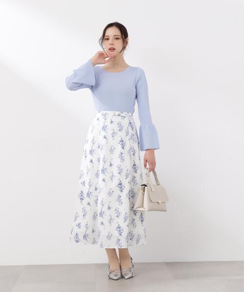 PROPORTION BODY DRESSING（プロポーションボディドレッシング）の「フォルムスリーブニット / 1216170301（ニット/セーター・レディース・ホワイト系その他/ネイビー/ブルー・SMALL/MEDIUM）」の11枚目の写真