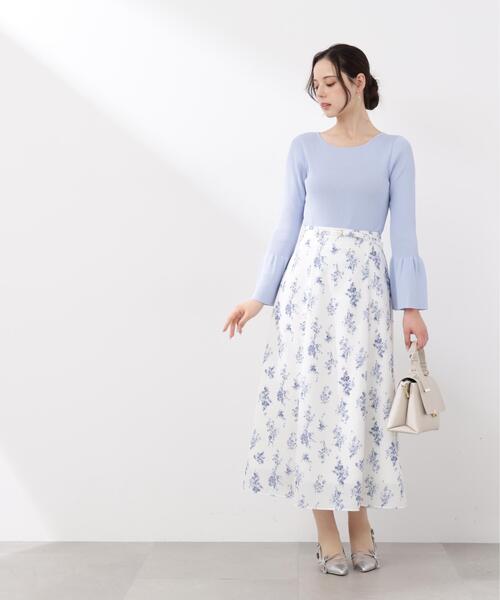 PROPORTION BODY DRESSING（プロポーションボディドレッシング）の「フォルムスリーブニット / 1216170301（ニット/セーター・レディース・ホワイト系その他/ネイビー/ブルー・SMALL/MEDIUM）」の12枚目の写真