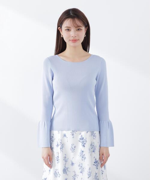 PROPORTION BODY DRESSING（プロポーションボディドレッシング）の「フォルムスリーブニット / 1216170301（ニット/セーター・レディース・ホワイト系その他/ネイビー/ブルー・SMALL/MEDIUM）」の17枚目の写真