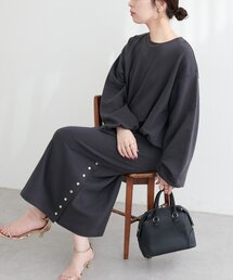 natural couture | スリット釦ナロースカート(スカート)