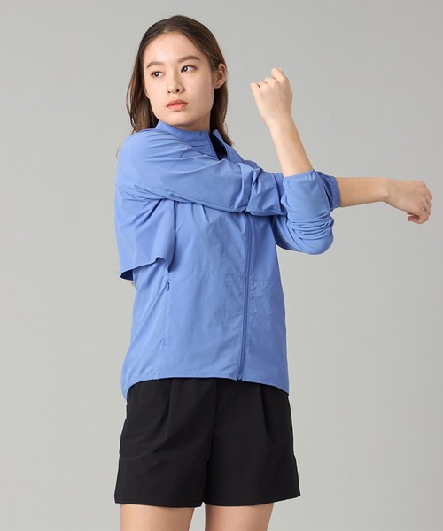 チャコット　ネイビー フルジップジャケット ランナーズフルジップジャケット（Tシャツ/カットソー）｜Chacott