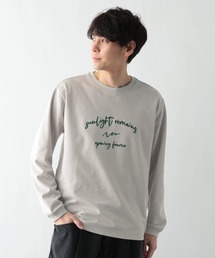 GLOBAL WORK | マイニチタキノウプリントTシャツ/長袖/601223(Tシャツ/カットソー)