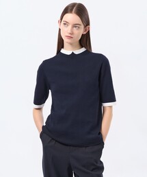 Cleric Collar Knit ハーフスリーブ