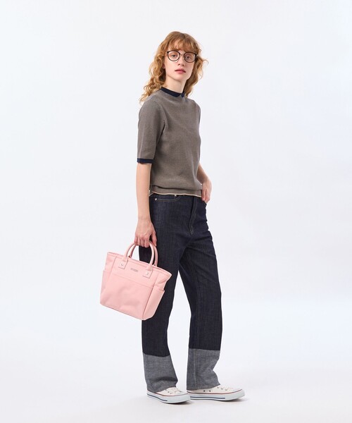 MACKINTOSH PHILOSOPHY(マッキントッシュ フィロソフィー)の「Cleric Collar Knit ハーフスリーブ(ニット/セーター・レディース・ブルー系その他7/ブルー系その他3/グリーン系その他2/ダークネイビー・38)」の6枚目の写真