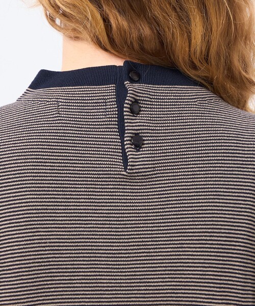 MACKINTOSH PHILOSOPHY(マッキントッシュ フィロソフィー)の「Cleric Collar Knit ハーフスリーブ(ニット/セーター・レディース・ブルー系その他7/ブルー系その他3/グリーン系その他2/ダークネイビー・38)」の13枚目の写真