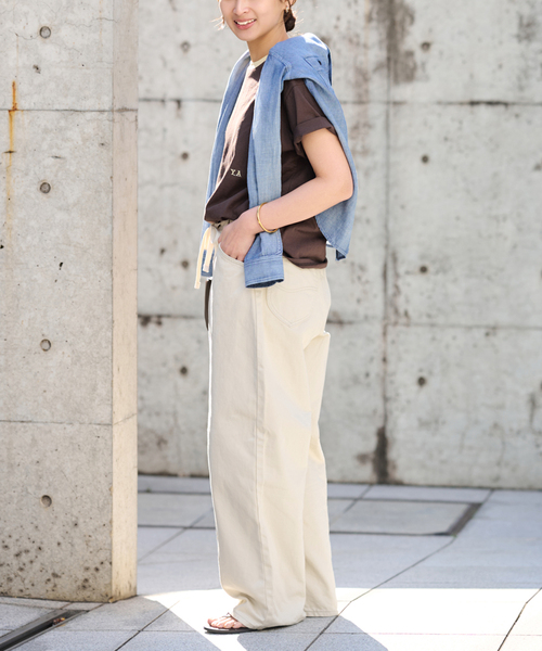 FRAMeWORK（フレームワーク）の「Lee/リー 別注WESTTERNER EASY パンツ（その他パンツ・レディース・ウッド/ホワイト・LARGE/MEDIUM/SMALL）」の4枚目の写真