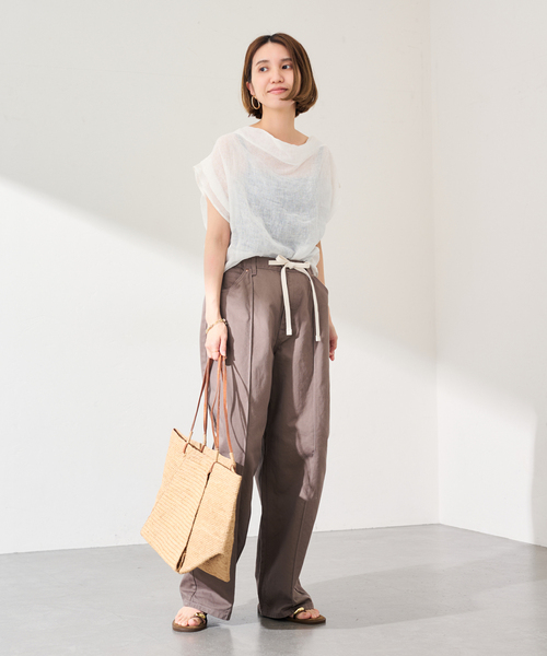 FRAMeWORK(フレームワーク)の「Lee/リー 別注WESTTERNER EASY パンツ(その他パンツ・レディース・ウッド/ホワイト・LARGE/MEDIUM/SMALL)」の14枚目の写真