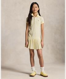 POLO RALPH LAUREN CHILDRENSWEAR（ポロ ラルフ ローレン チルドレンズウェア）の「ストライプド オックスフォード メッシュ ポロ ドレス（ワンピース）」