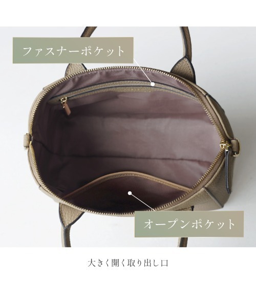 LASIEM（ラシエム）の「ショルダーバッグ ハンドバッグ レディース 本革 レザー ミニバッグ 斜め掛け フォーマル セレモニー（ハンドバッグ・レディース・ライトグレー/ブラック/アイボリー・FREE）」の18枚目の写真