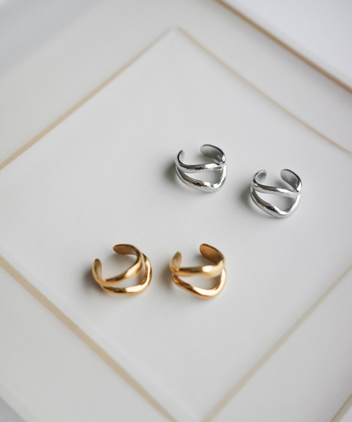 【金属アレルギー対応/ステンレス】 2set ear cuff