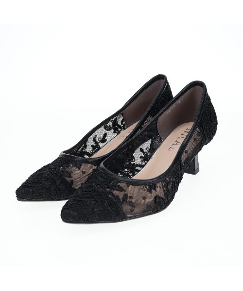 NICAL(ニカル)の「【NICAL】レースパンプス/564103(パンプス・レディース・アイボリー/ブラック/グレー・22.5cm/23.0cm/23.5cm/24.0cm/24.5cm/25.5cm/22.0cm/25.0cm)」の9枚目の写真