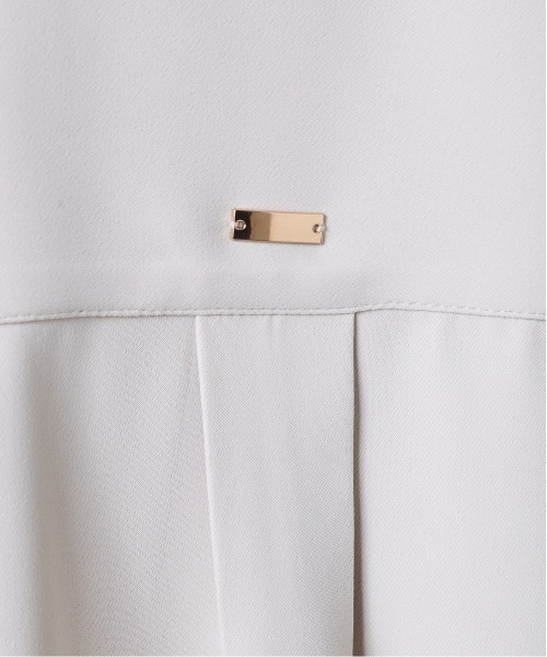 CHIC STYLE(シックスタイル)の「スキッパーブラウス<大きいサイズ有>シックスタイル(シャツ/ブラウス・レディース・アイボリー系/ブラック/モカ/ネイビー系・LL/3L/4L/5L/M/L)」の18枚目の写真