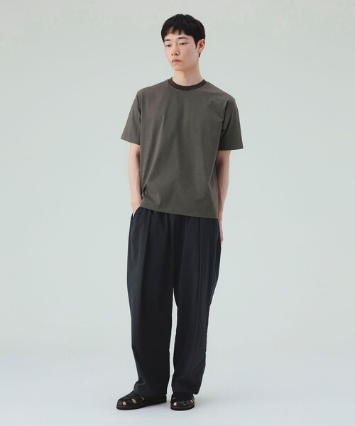 BEAMS HEART(ビームスハート)の「【6/18値下げ】メッシュ プリント Tシャツ(ユニセックス)(Tシャツ/カットソー・メンズ・チャコールグレー/ブラウン・MEDIUM/SMALL/LARGE)」の12枚目の写真