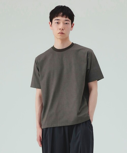 BEAMS HEART(ビームスハート)の「【6/18値下げ】メッシュ プリント Tシャツ(ユニセックス)(Tシャツ/カットソー・メンズ・チャコールグレー/ブラウン・MEDIUM/SMALL/LARGE)」の14枚目の写真