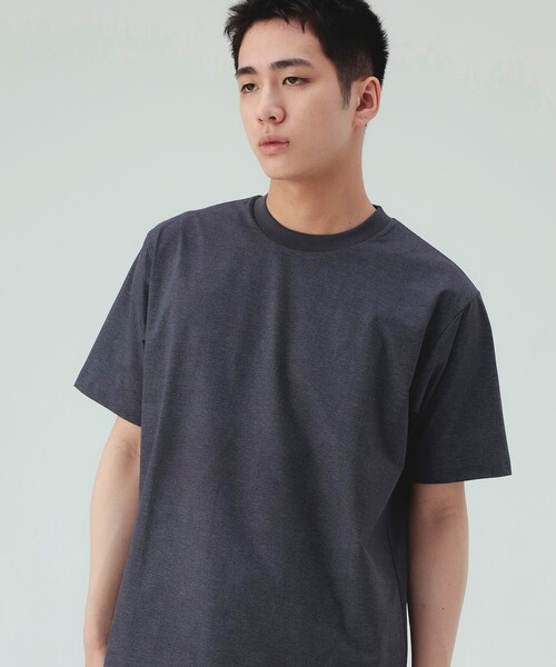 BEAMS HEART(ビームスハート)の「【6/18値下げ】メッシュ プリント Tシャツ(ユニセックス)(Tシャツ/カットソー・メンズ・チャコールグレー/ブラウン・MEDIUM/SMALL/LARGE)」の1枚目の写真