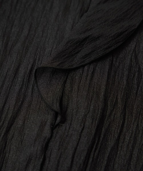 VIS(ビス)の「シャイニーボウタイ長袖ブラウス/イージーケア・2WAY(シャツ/ブラウス・レディース・キナリ/ピンク/ブラック・FREE)」の11枚目の写真