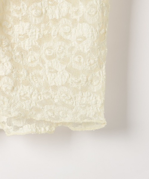 Heather（ヘザー）の「フリルレースカーディガン　660895（Tシャツ/カットソー・レディース・ブラック/アイボリー/オフホワイト・FREE）」の9枚目の写真