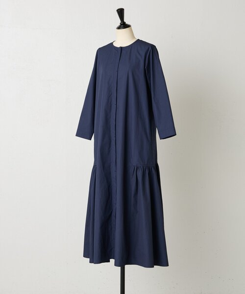 BEARDSLEY(ビアズリー)の「ダスティーローギャザーワンピース(ワンピース・レディース・ネイビー・FREE)」の14枚目の写真