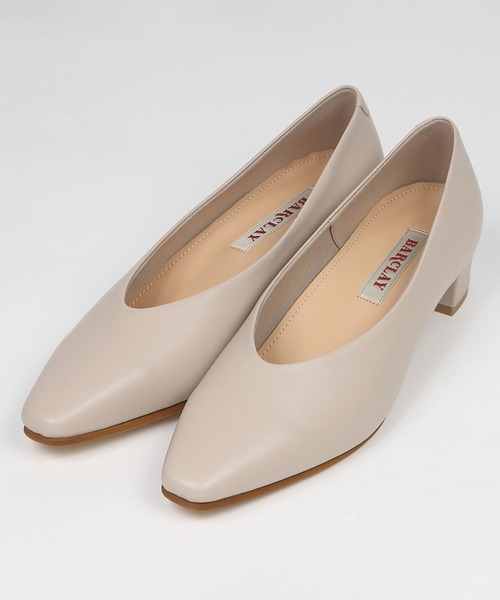 BARCLAY(バークレー)の「BARCLAY(バークレー)3.5cmヒールパンプス(パンプス・レディース・ライトベージュ/シルバー・22cm/22.5cm/23cm/23.5cm/24cm/24.5cm)」の1枚目の写真
