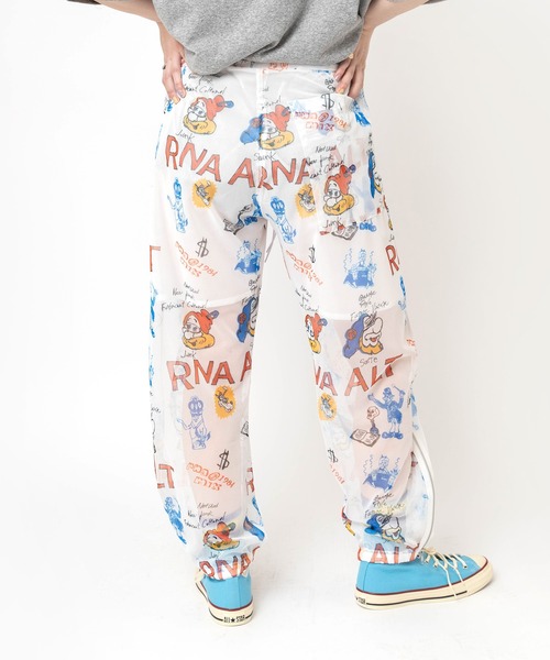 RNA(アールエヌエー)の「R4453 ジャンクキャラシアーパンツ(その他パンツ・レディース・ホワイト/ブラック・MEDIUM)」の5枚目の写真