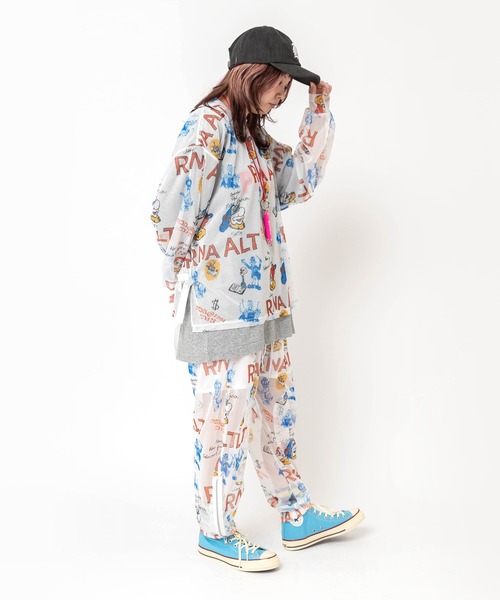 RNA(アールエヌエー)の「R4453 ジャンクキャラシアーパンツ(その他パンツ・レディース・ホワイト/ブラック・MEDIUM)」の10枚目の写真