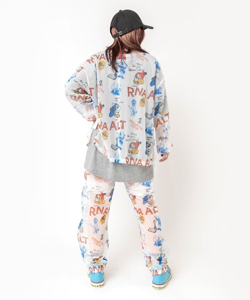 RNA(アールエヌエー)の「R4453 ジャンクキャラシアーパンツ(その他パンツ・レディース・ホワイト/ブラック・MEDIUM)」の11枚目の写真