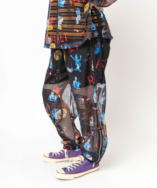 RNA(アールエヌエー)の「R4453 ジャンクキャラシアーパンツ(その他パンツ・レディース・ホワイト/ブラック・MEDIUM)」の7枚目の写真