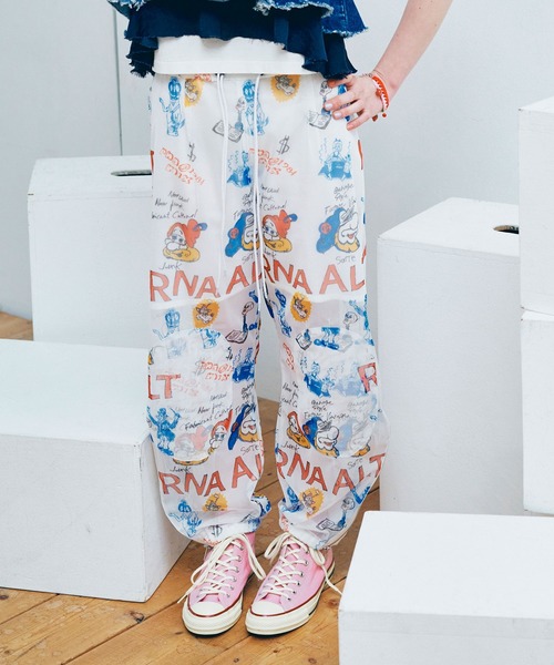 RNA(アールエヌエー)の「R4453 ジャンクキャラシアーパンツ(その他パンツ・レディース・ホワイト/ブラック・MEDIUM)」の18枚目の写真