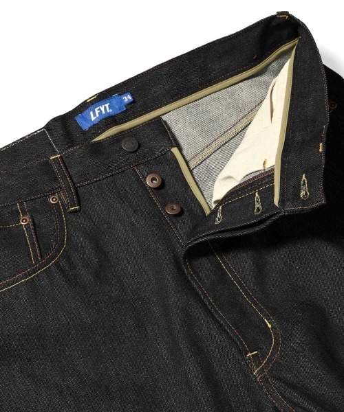 LFYT（エルエフワイティー）の「LFYT ラファイエット - 5 POCKET DENIM PANTS BAGGIE FIT デニムパンツ バギーフィット LS261202（デニムパンツ・メンズ・インディゴブルー・34inch/32inch/36inch/38inch）」の9枚目の写真