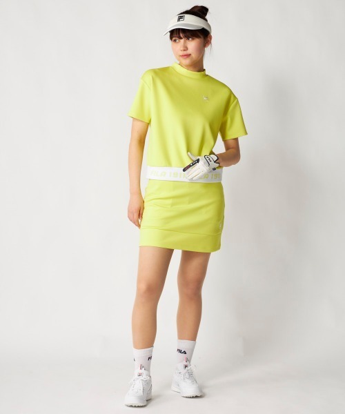 FILA GOLF(フィラゴルフ )の「【FILA GOLF:フィラゴルフ】レディースダンボールニットスカート ストレッチ ゴルフ(スカート・レディース・イエロー/ミント/ホワイト/ブラック・LARGE/MEDIUM/X-LARGE/SMALL)」の16枚目の写真