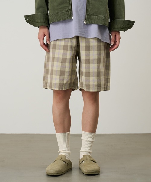 Gramicci(グラミチ)の「SWELL SHORT SHADOW PLAID|スウェルショーツシャドウプレイド(その他パンツ・メンズ・チェック・L/M/S/XS/XXL/XL)」の1枚目の写真
