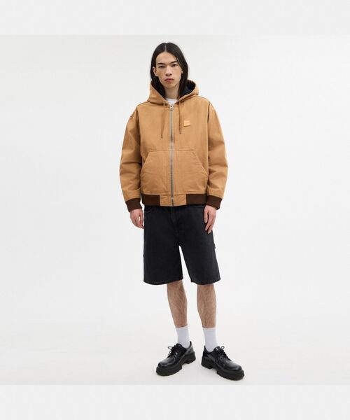 COACH(コーチ)の「キャンバス ジップ フーディー(ブルゾン・メンズ・ベージュ系その他・SMALL)」の4枚目の写真