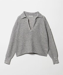 green label relaxing | メランジ スキッパー プルオーバー ウォッシャブル(ニット/セーター)