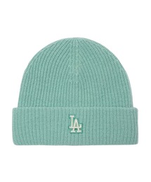 MLB（メジャーリーグベースボール）の「エムエルビー【MLB】- ロサンゼルス・ドジャース ビーニー 【Los Angeles Dodgers WOOL WAPPEN BEANIE GREEN 3ABNL0126】（ニットキャップ/ビーニー）」