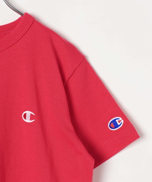 Champion（チャンピオン）の「[新色登場!!]【Champion(チャンピオン)】刺繍ワンピース(KIDS)（ワンピース・キッズ・ライトブルー/ブラック/ライトパープル/ネイビー/レッド・120cm/130cm/140cm/160cm/150cm）」の9枚目の写真