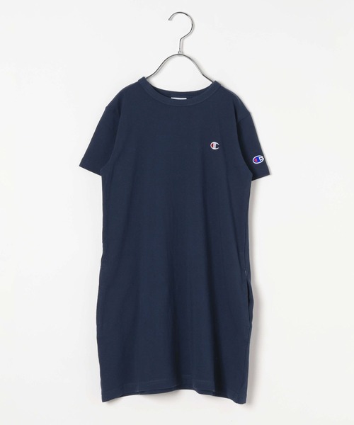 Champion（チャンピオン）の「[新色登場!!]【Champion(チャンピオン)】刺繍ワンピース(KIDS)（ワンピース・キッズ・ライトブルー/ブラック/ライトパープル/ネイビー/レッド・120cm/130cm/140cm/160cm/150cm）」の18枚目の写真