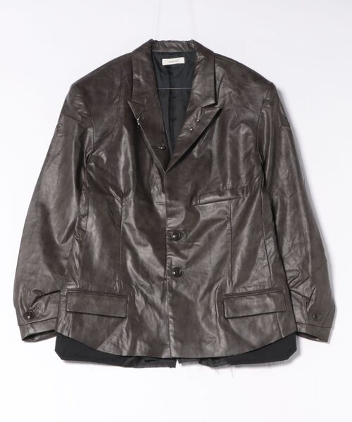 Knuth Marf（クヌースマーフ）の「Knuth Marf vintage tailoredjacket（テーラードジャケット・レディース・ブラック・FREE）」の4枚目の写真