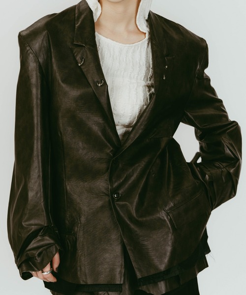 Knuth Marf（クヌースマーフ）の「Knuth Marf vintage tailoredjacket（テーラードジャケット・レディース・ブラック・FREE）」の16枚目の写真