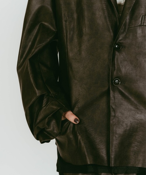 Knuth Marf（クヌースマーフ）の「Knuth Marf vintage tailoredjacket（テーラードジャケット・レディース・ブラック・FREE）」の14枚目の写真