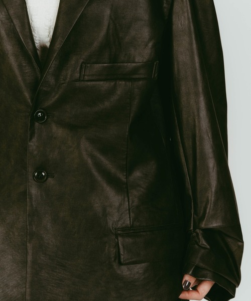 Knuth Marf（クヌースマーフ）の「Knuth Marf vintage tailoredjacket（テーラードジャケット・レディース・ブラック・FREE）」の12枚目の写真