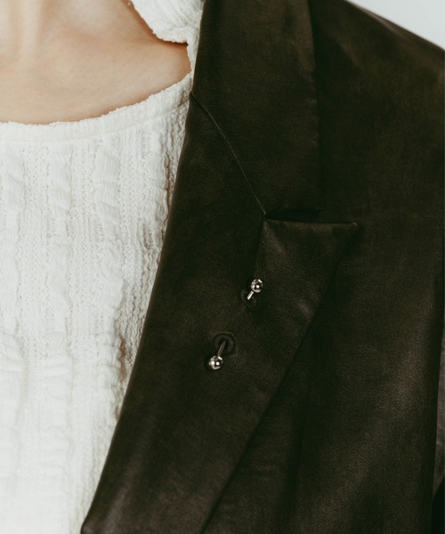 Knuth Marf（クヌースマーフ）の「Knuth Marf vintage tailoredjacket（テーラードジャケット・レディース・ブラック・FREE）」の10枚目の写真