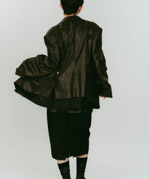 Knuth Marf（クヌースマーフ）の「Knuth Marf vintage tailoredjacket（テーラードジャケット・レディース・ブラック・FREE）」の7枚目の写真