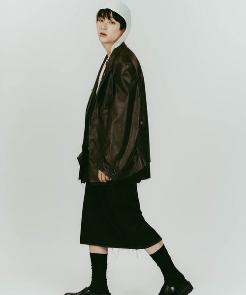 Knuth Marf（クヌースマーフ）の「Knuth Marf vintage tailoredjacket（テーラードジャケット・レディース・ブラック・FREE）」の6枚目の写真