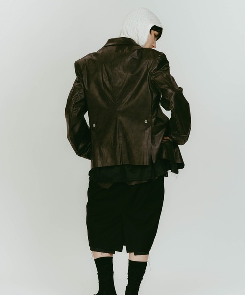 Knuth Marf（クヌースマーフ）の「Knuth Marf vintage tailoredjacket（テーラードジャケット・レディース・ブラック・FREE）」の5枚目の写真